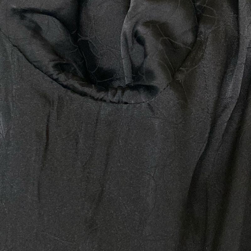 Chanel Jacket Size 36 S Women's P24873 Black Tweed Fringe Cotton