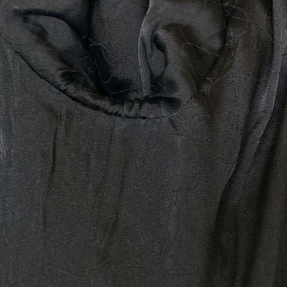 Chanel Jacket Size 36 S Women's P24873 Black Tweed Fringe Cotton