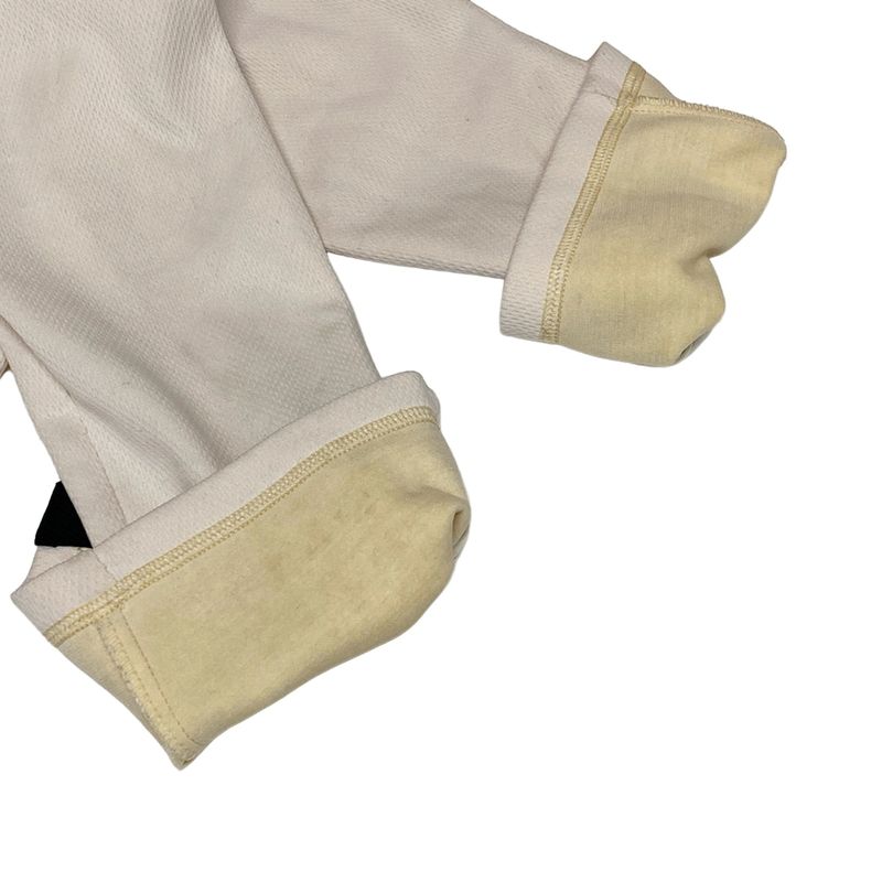 Chanel Jersey Size 40 M Women's Sports Line P23615 White X Black Long Sleeve