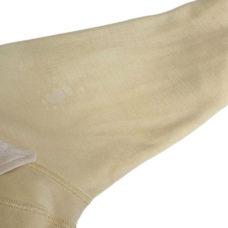 Chanel Jersey Size 40 M Women's Sports Line P23615 White X Black Long Sleeve