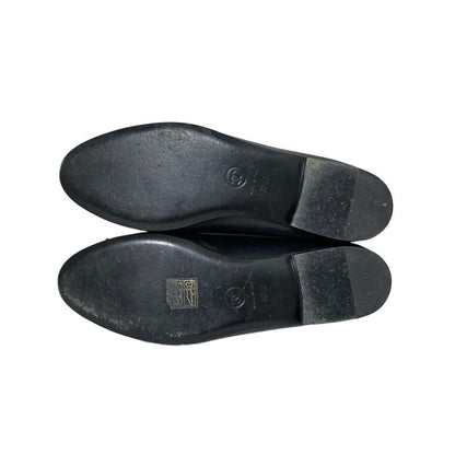 Chanel Flat Shoes 36 1 2C Women's - G02819 Black Leather Lambskin