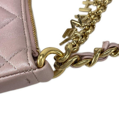 Chanel Shoulder Bag Matelasse Ap3847 Light Pink Gold Hardware Chain Shoulder