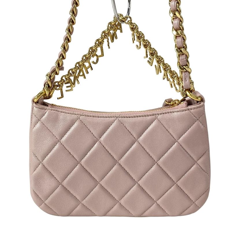 Chanel Shoulder Bag Matelasse Ap3847 Light Pink Gold Hardware Chain Shoulder