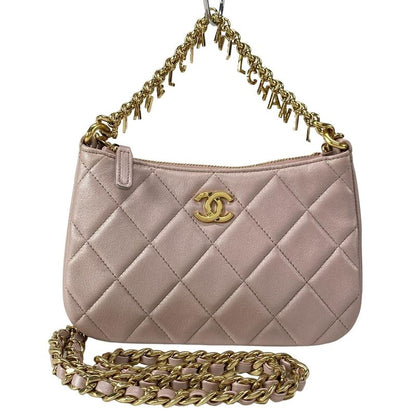 Chanel Shoulder Bag Matelasse Ap3847 Light Pink Gold Hardware Chain Shoulder