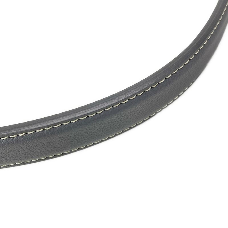 Goyard Shoulder Bag Boheme Hobo Bag PM Gray X White Leather