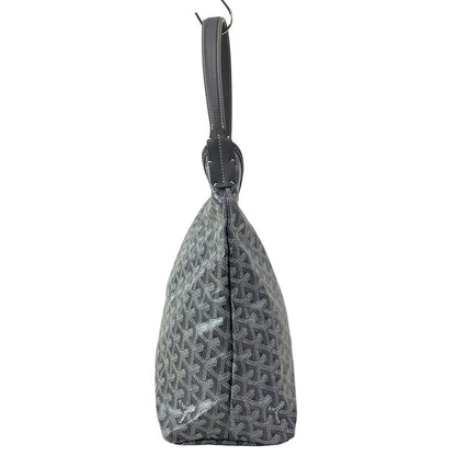 Goyard Shoulder Bag Boheme Hobo Bag PM Gray X White Leather