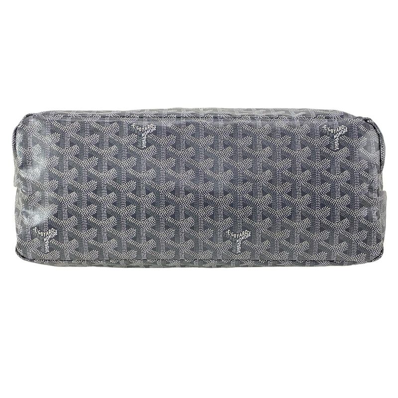 Goyard Shoulder Bag Boheme Hobo Bag PM Gray X White Leather