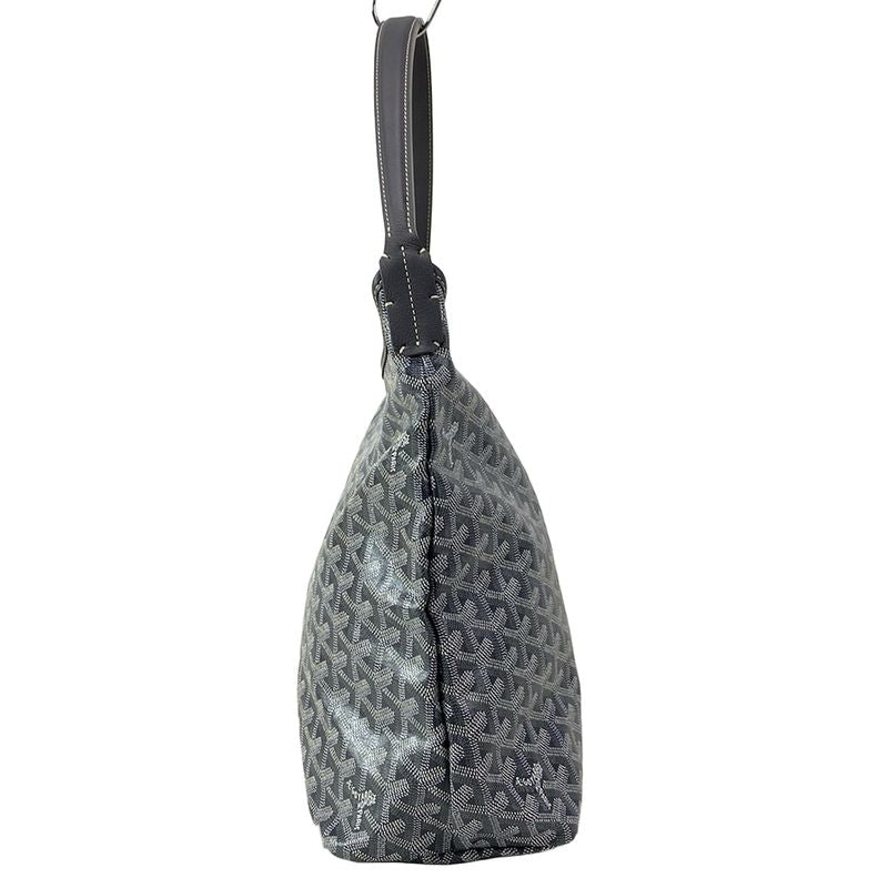 Goyard Shoulder Bag Boheme Hobo Bag PM Gray X White Leather