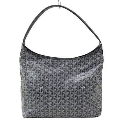 Goyard Shoulder Bag Boheme Hobo Bag PM Gray X White Leather