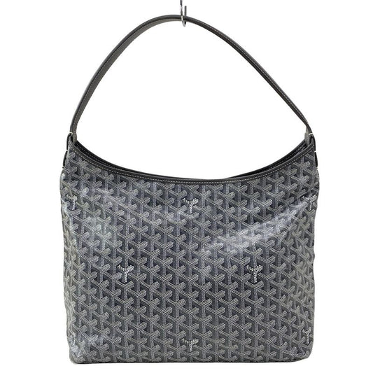Goyard Shoulder Bag Boheme Hobo Bag PM Gray X White Leather