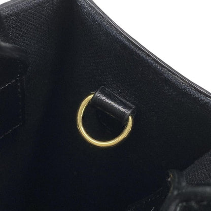 Celine Tote Bag Mini Vertical Cabas Black X White Mini Bag Leather