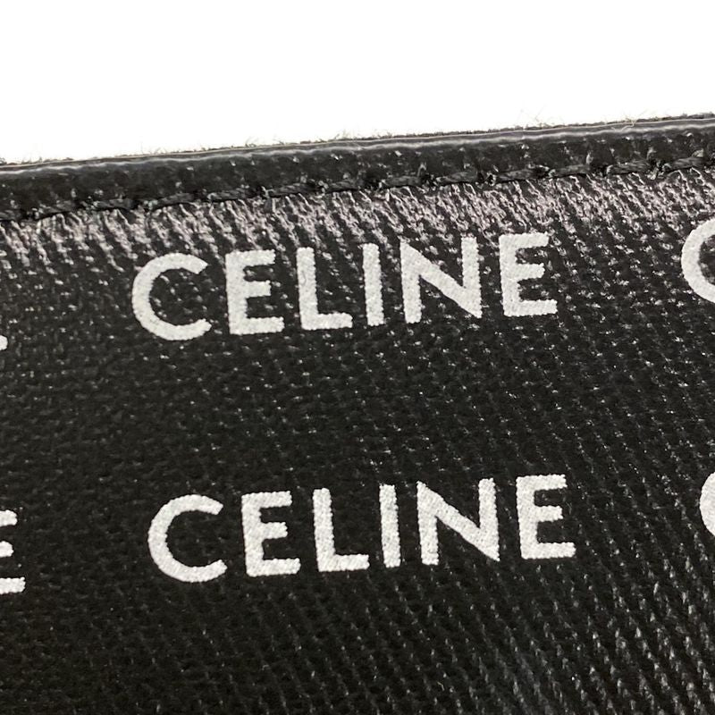 Celine Tote Bag Mini Vertical Cabas Black X White Mini Bag Leather