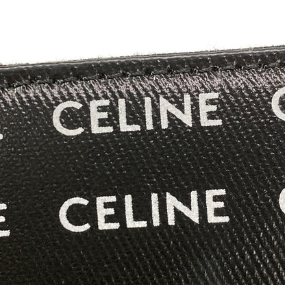 Celine Tote Bag Mini Vertical Cabas Black X White Mini Bag Leather