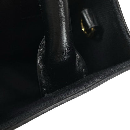 Celine Tote Bag Mini Vertical Cabas Black X White Mini Bag Leather