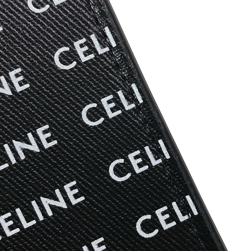 Celine Tote Bag Mini Vertical Cabas Black X White Mini Bag Leather