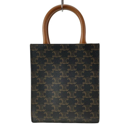 Celine Tote Bag Mini Vertical Cabas Black X Brown Mini Bag