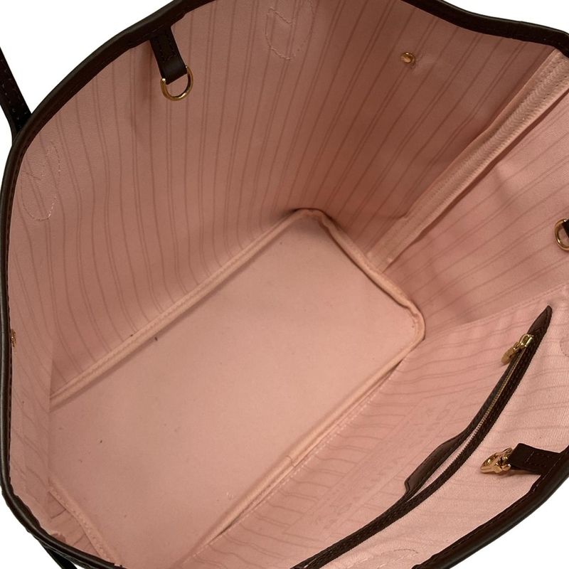 Louis Vuitton Tote Bag Damier Neverfull MM N41603 Rose Ballerine