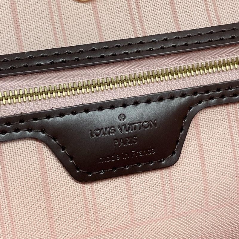 Louis Vuitton Tote Bag Damier Neverfull MM N41603 Rose Ballerine