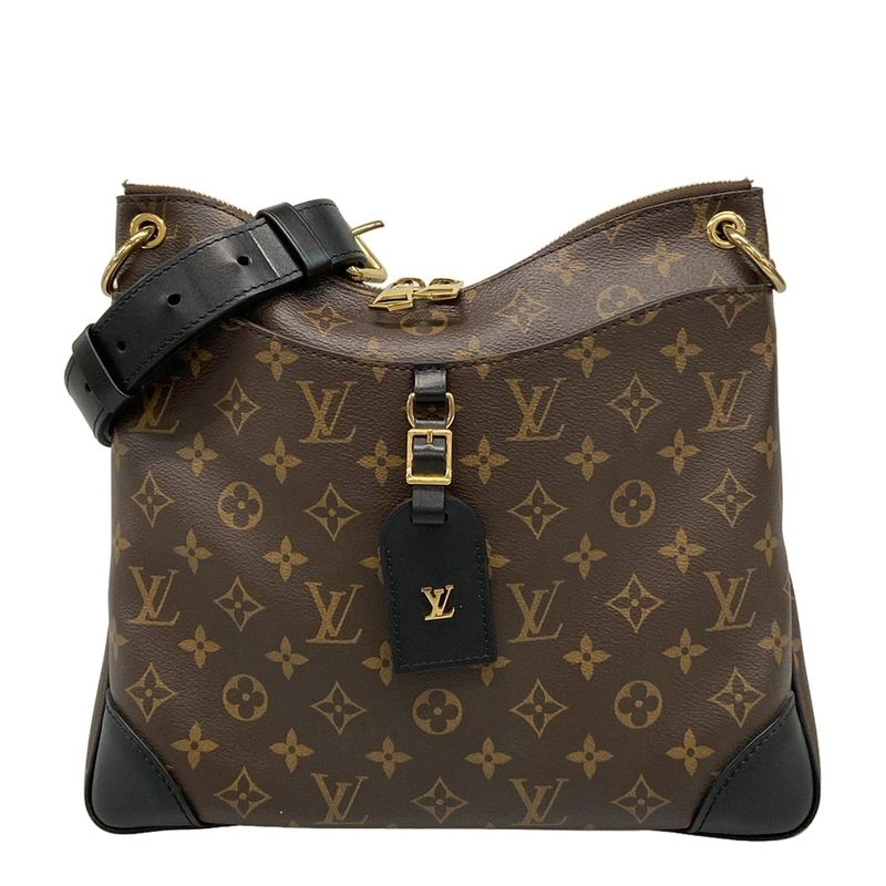 Louis Vuitton Shoulder Bag Monogram Odeon NMMM M45352 Noir Black
