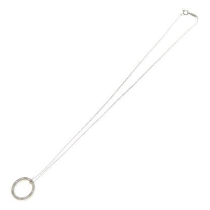 Tiffany & Co (tiffany & Co) Narrow Circle 1837 Necklace Pendant Chain Silver
