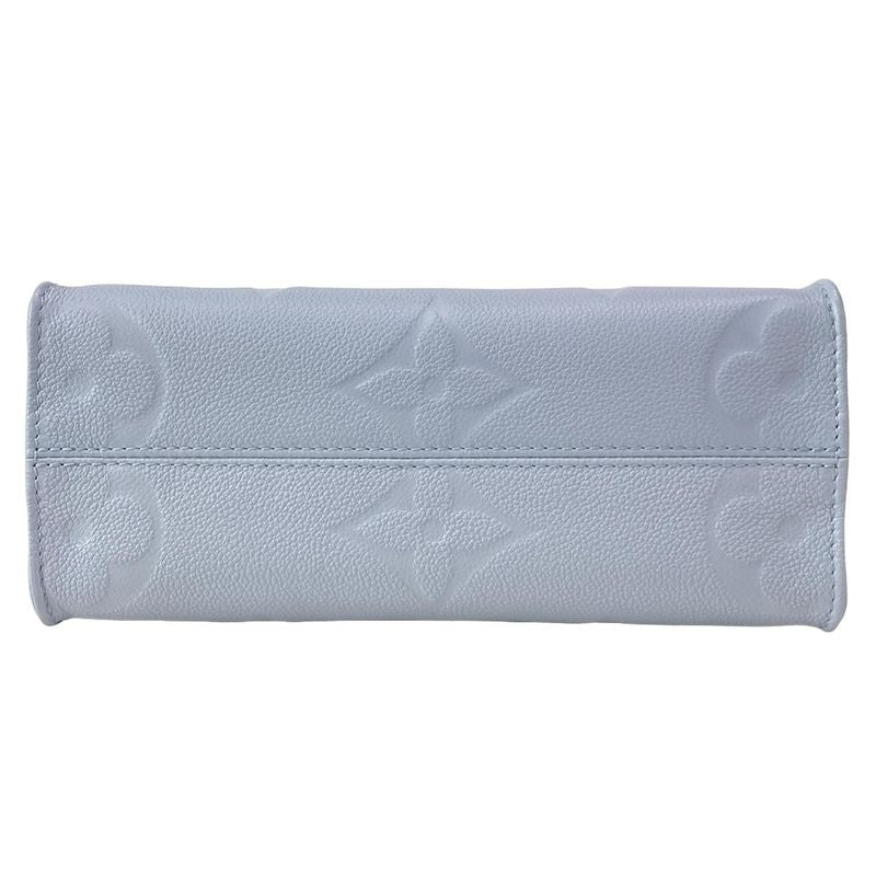 Louis Vuitton Tote Bag Monogram ・empreinte On The Go PM M46840 Blue Leather