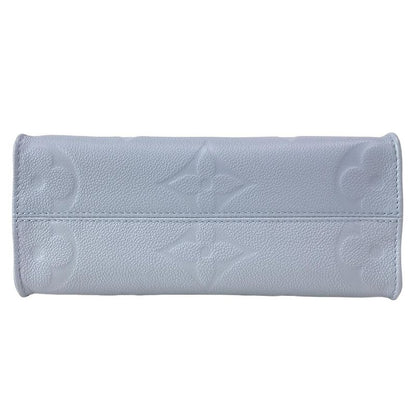 Louis Vuitton Tote Bag Monogram ・empreinte On The Go PM M46840 Blue Leather