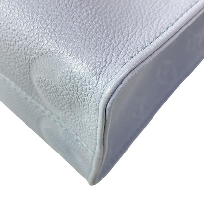 Louis Vuitton Tote Bag Monogram ・empreinte On The Go PM M46840 Blue Leather