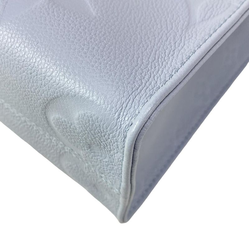 Louis Vuitton Tote Bag Monogram ・empreinte On The Go PM M46840 Blue Leather