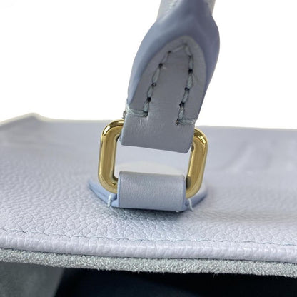 Louis Vuitton Tote Bag Monogram ・empreinte On The Go PM M46840 Blue Leather