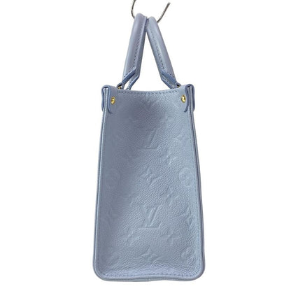 Louis Vuitton Tote Bag Monogram ・empreinte On The Go PM M46840 Blue Leather