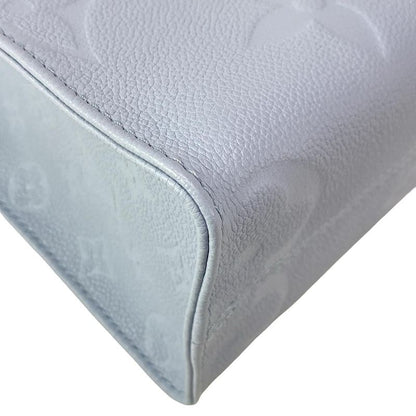 Louis Vuitton Tote Bag Monogram ・empreinte On The Go PM M46840 Blue Leather