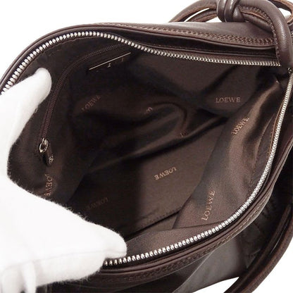 Loewe Bag  Handbag Anagram Leather Brown Handheld Stylish Logo