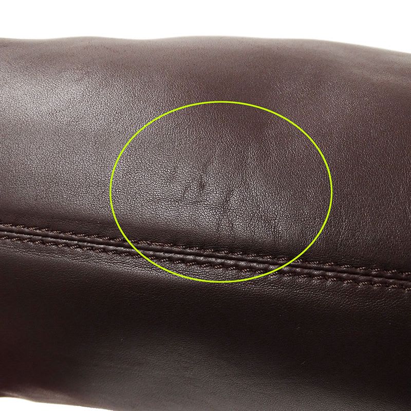 Loewe Bag  Handbag Anagram Leather Brown Handheld Stylish Logo