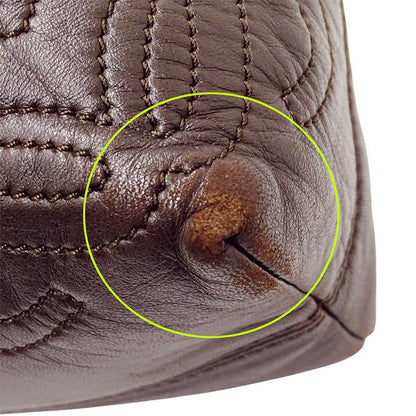 Loewe Bag  Handbag Anagram Leather Brown Handheld Stylish Logo