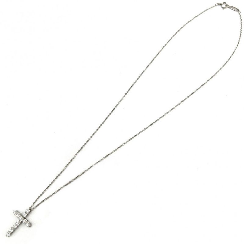 Tiffany & Co Necklace Women's Cross Pendant Small Accessory - Jewelry - Tiffany