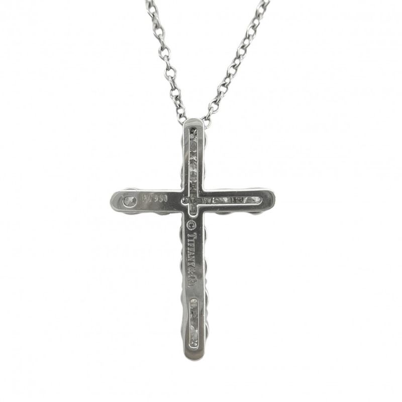 Tiffany & Co Necklace Women's Cross Pendant Small Accessory - Jewelry - Tiffany