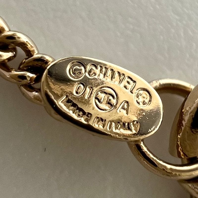 Chanel Necklace Women's Chain Coco Mark Accessories - With Adjuster Chanel GP