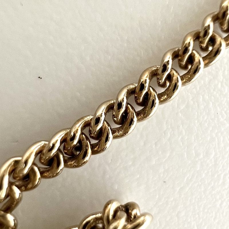 Chanel Necklace Women's Chain Coco Mark Accessories - With Adjuster Chanel GP