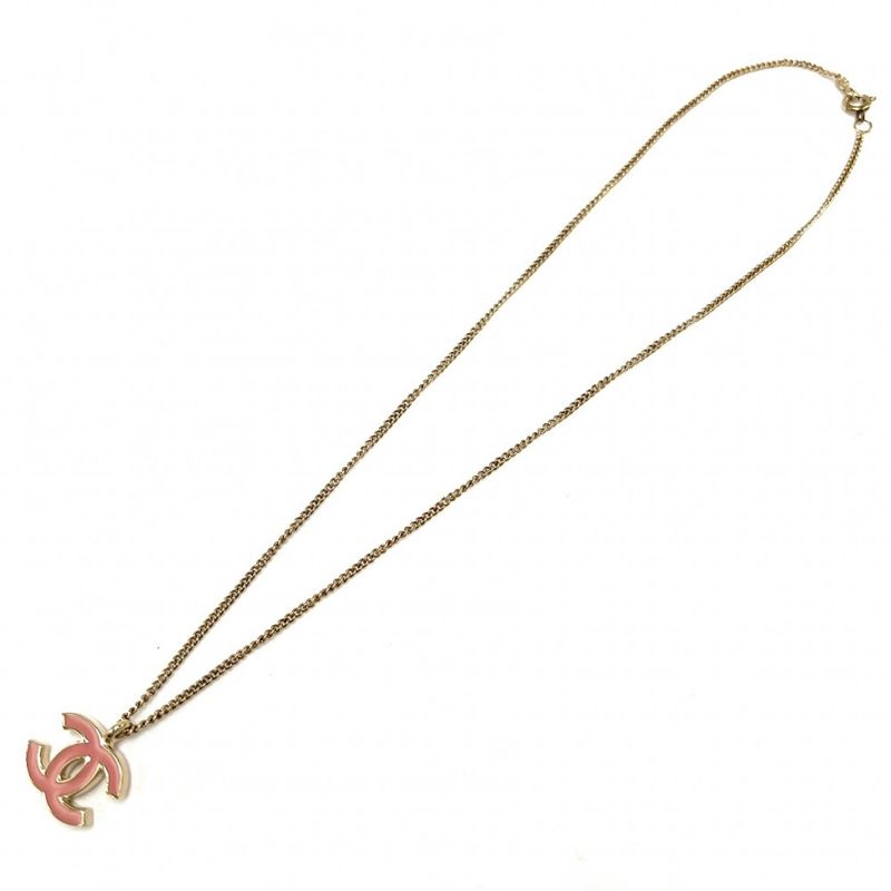 Chanel Necklace Women's Chain Coco Mark Accessories - With Adjuster Chanel GP