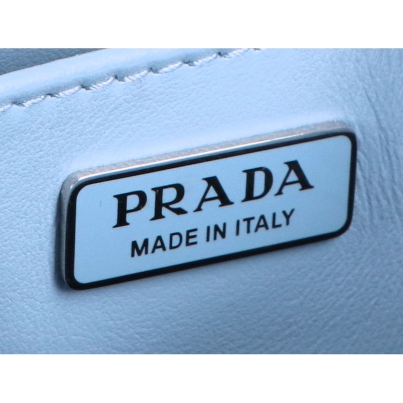 Prada 1ba331 Brushed Leather Mini 2WAY Handbag
