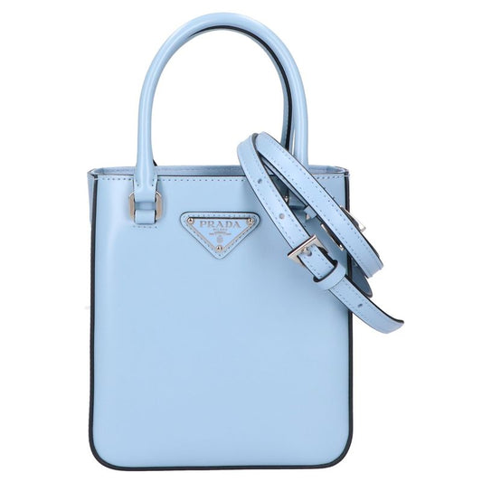 Prada 1ba331 Brushed Leather Mini 2WAY Handbag