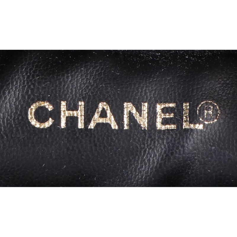 Chanel 7th Caviar Skin Coco Mark Vanity Bag