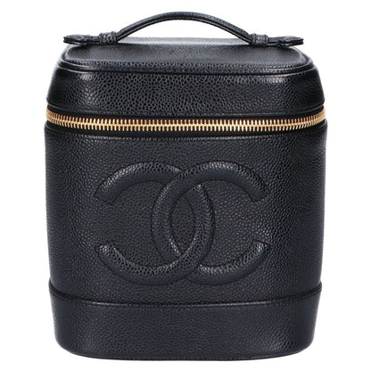 Chanel 7th Caviar Skin Coco Mark Vanity Bag