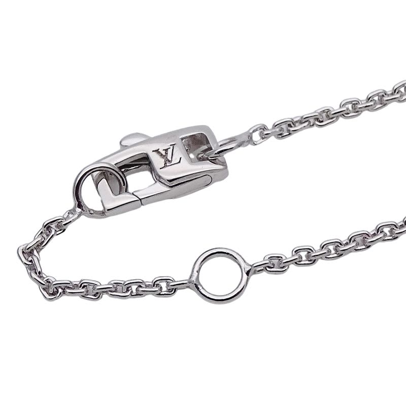 Louis Vuitton Necklace  750 WG Diamond Pendentif Sunblossom BB