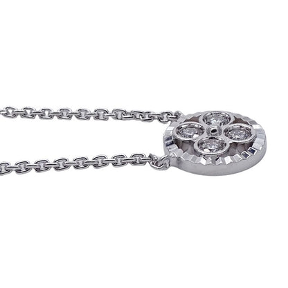 Louis Vuitton Necklace  750 WG Diamond Pendentif Sunblossom BB