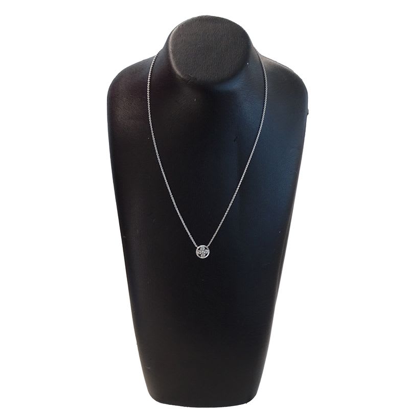 Louis Vuitton Necklace  750 WG Diamond Pendentif Sunblossom BB