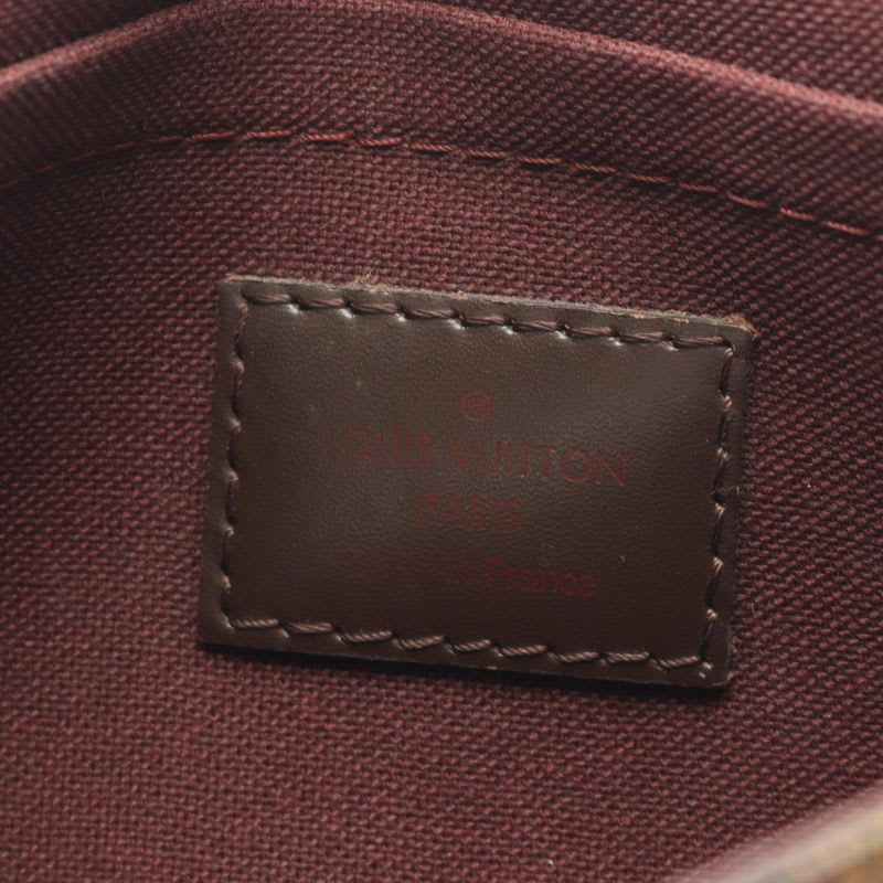 Louis Vuitton Handbag Favorite PM Damier Ebene PVC Coated Canvas Leather