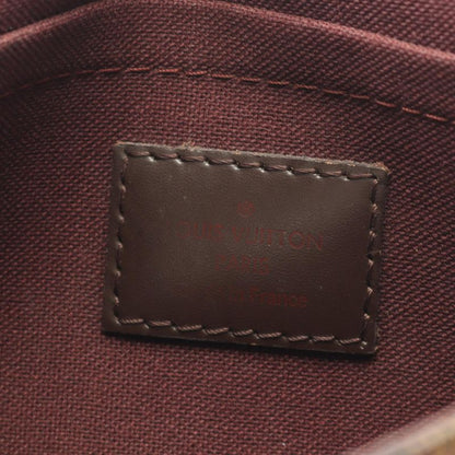 Louis Vuitton Handbag Favorite PM Damier Ebene PVC Coated Canvas Leather
