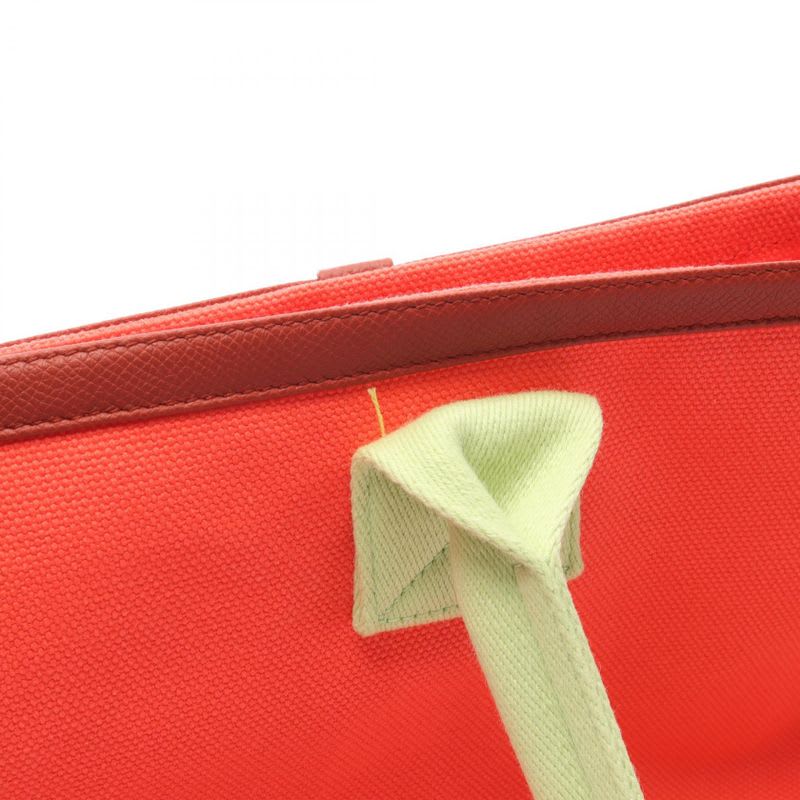 Hermes Tote Bag Petit Ash So Cabas Rose Jaipur Green Leather
