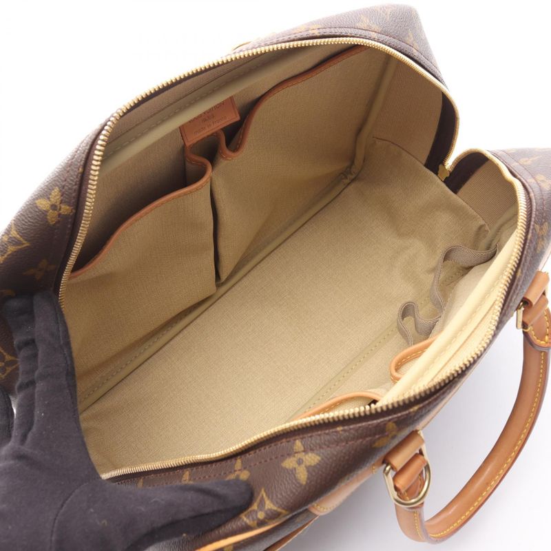 Louis Vuitton Handbag Deauville Beau Ring Vanity M47270 PVC Coated Canvas